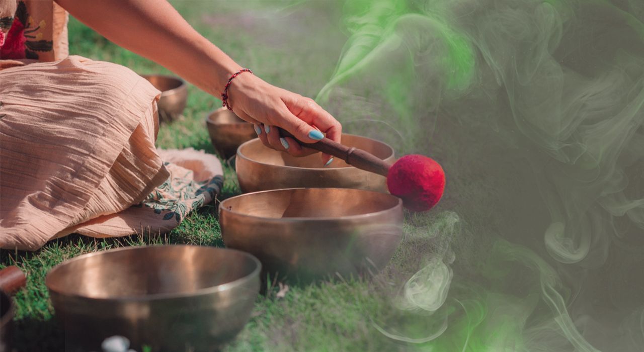 یک دست و کاسه تبتی- امواج مغزی تتا و مراقبه تتاهیلینگ